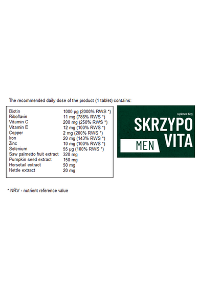 Skrzypo Vita Men - 30 Tablets - My Health Oasis