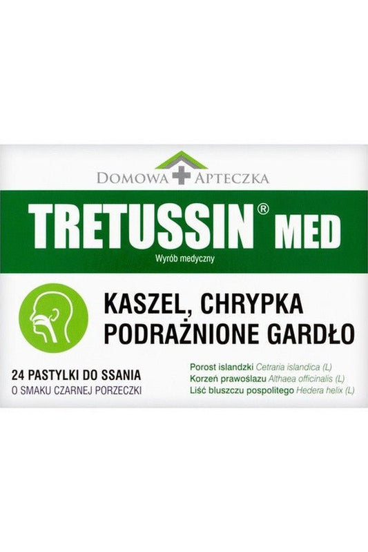Tretussin Med Wyrób Medyczny - 24 Pastilles