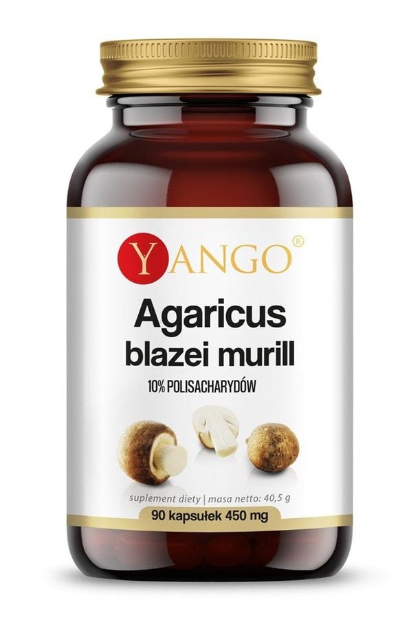 Yango Agaricus Blazei Murill - 90 Capsules 450mg - My Health Oasis