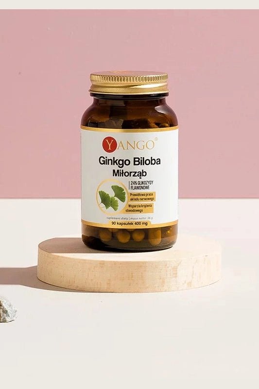 YANGO Ginkgo Biloba Miłorząb - 90 Capsules - My Health Oasis