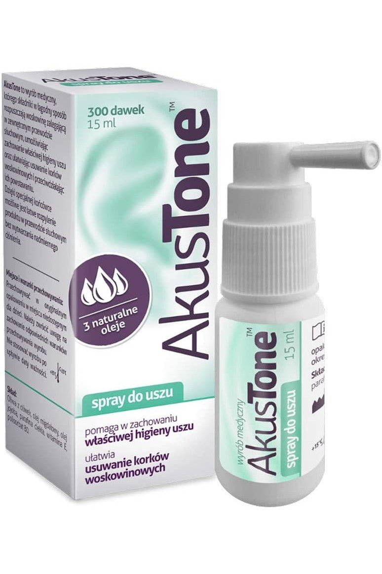 AKUSTONE Spray - 15 ml - Earwax auricular - Wax Plugs - My Health Oasis
