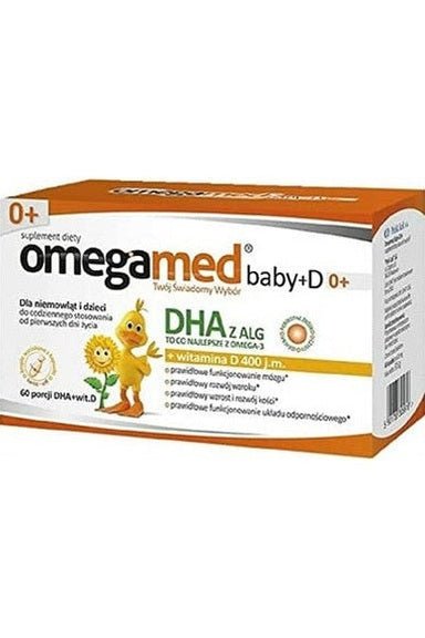 Omegamed baby+D 0+ - 30 twist off capsules - My Health Oasis