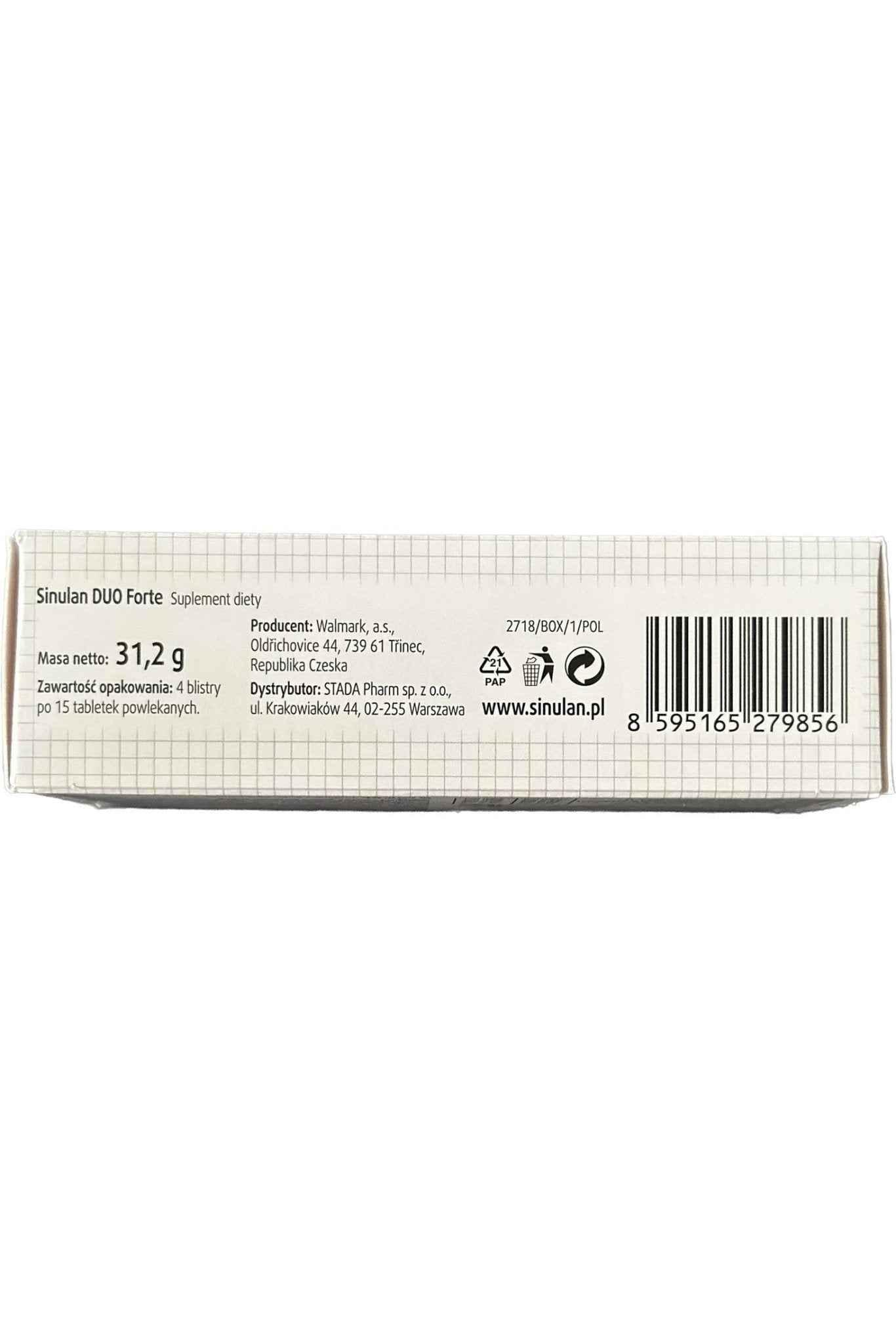 OPEN PACKAGING - Sinulan Forte Duo 60 Tablets - My Health Oasis