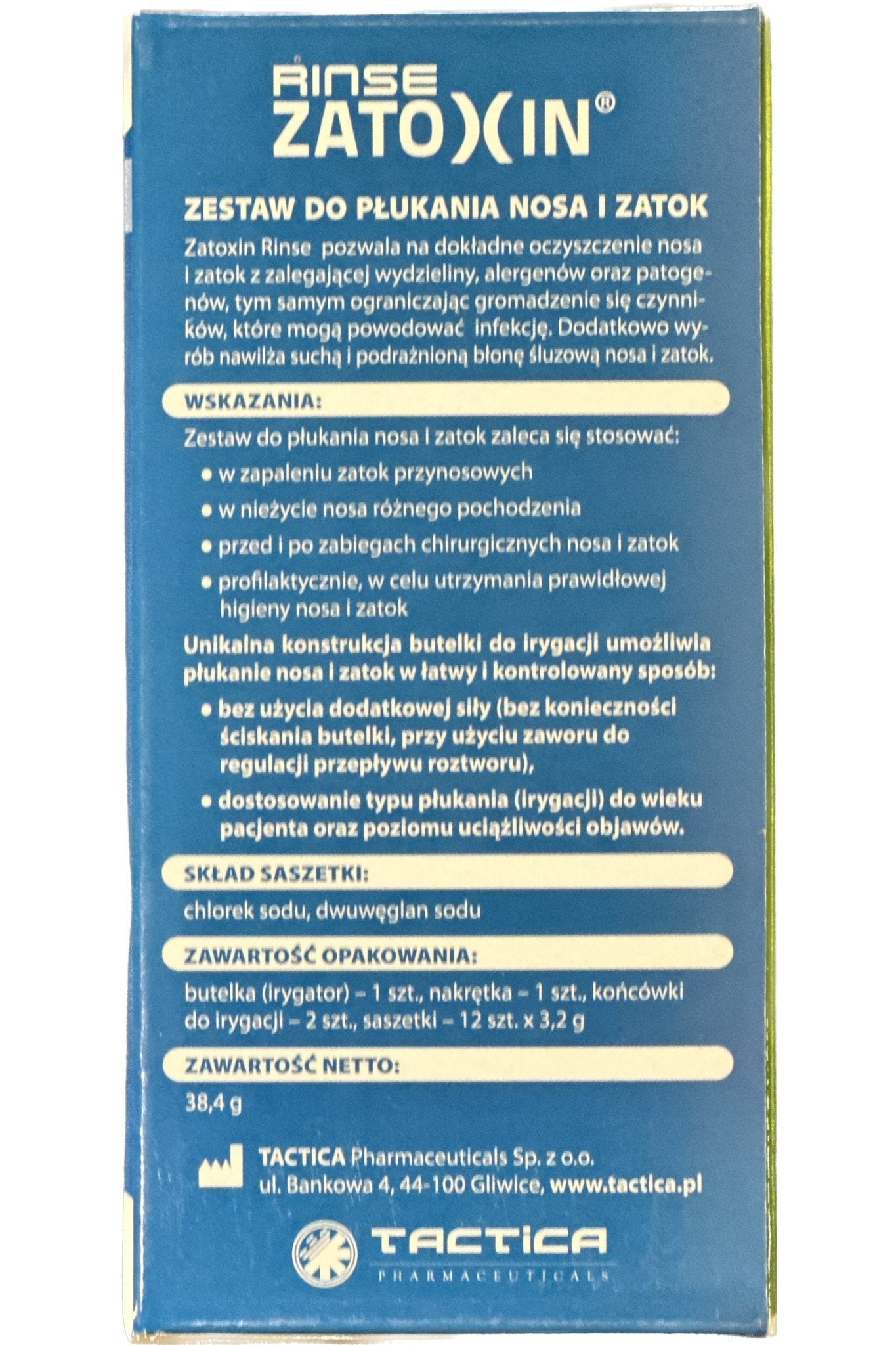 Zatoxin Rinse Kit - My Health Oasis
