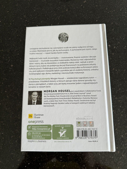 New PSYCHOLOGIA PIENIĘDZY Morgan Housel  BIZNES Polish Book 🇬🇧 UK Postage