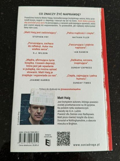 Matt Haig - Dość dobre powody, aby pozostać przy życiu - Polish Book