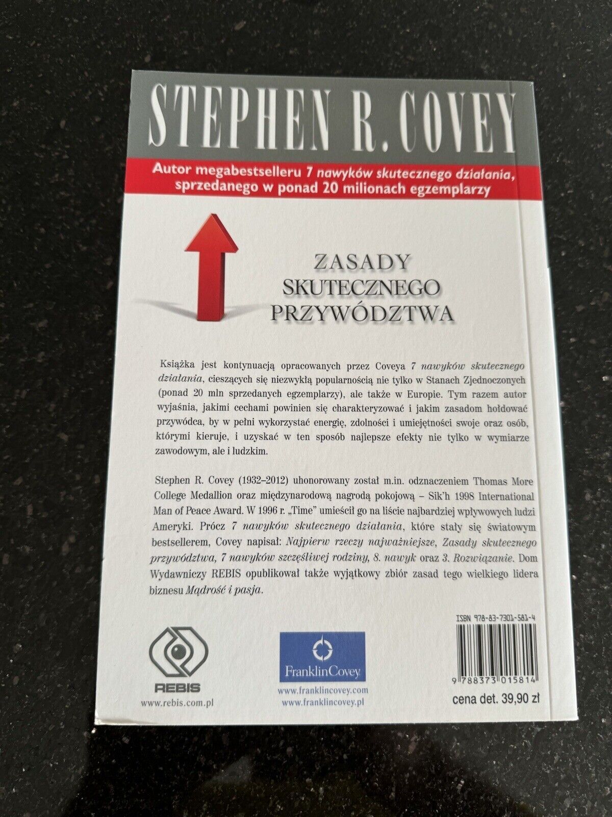 Zasady skutecznego przywództwa  STEPHEN R COVEY