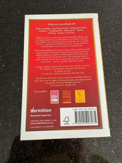 Feel The Fear And Do It Anyway: How to Turn Your by Jeffers, Susan Paperback NEW