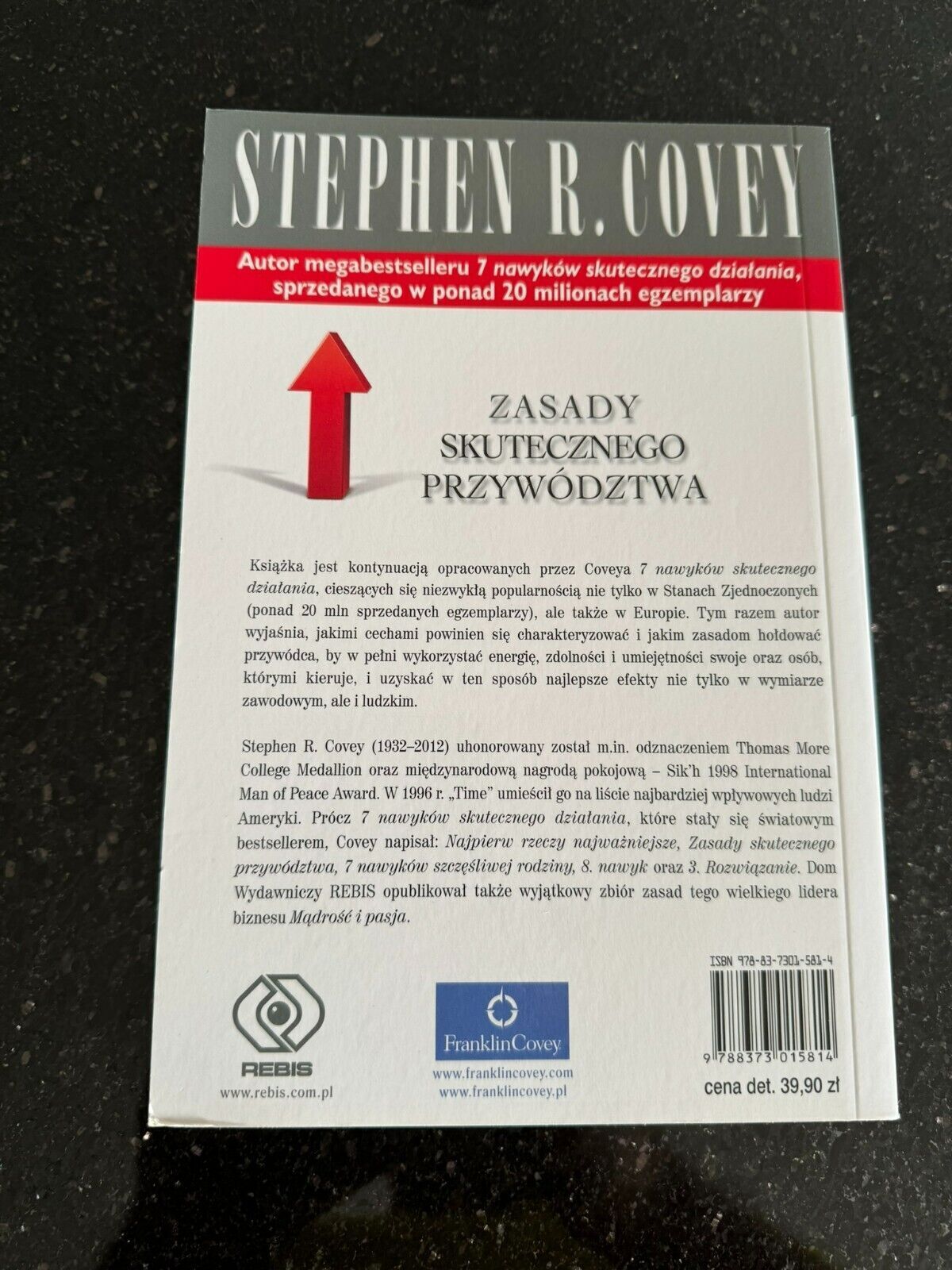 Stephen Covey -  MĄDROŚĆ I PASJA Polish Book UK Postage