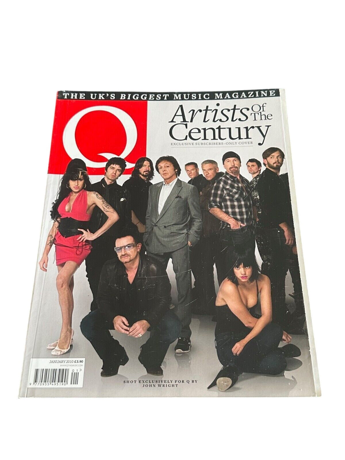 Q MAGAZINE  ISSUE# 282 - JANUARY 2010 ARTISTS OF THE CENTURY