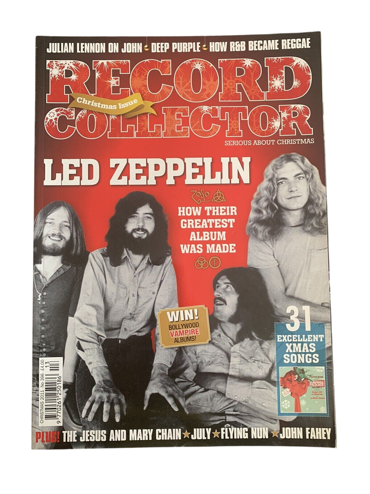 RECORD COLLECTOR MAGAZINE ~ Christmas  2011 - ISSUE: 396