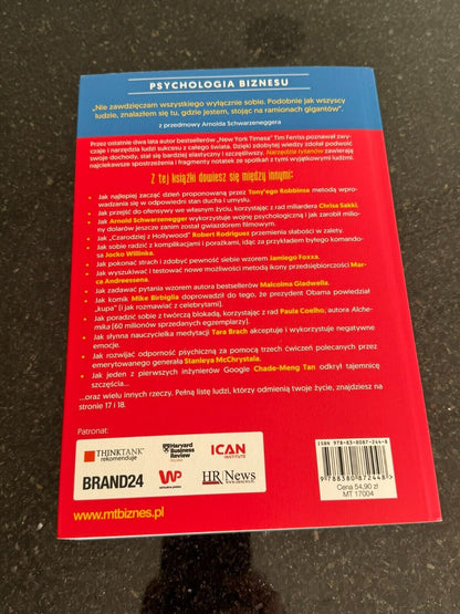Polska Książka Polish Book Narzędzia tytanów (Narzedzia Tytanow) Timothy Ferriss