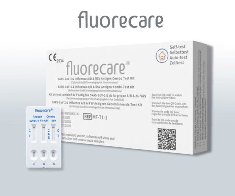 Fluorecare SARS-CoV-2 &amp; Grypa A/B ir RSV testų rinkinys