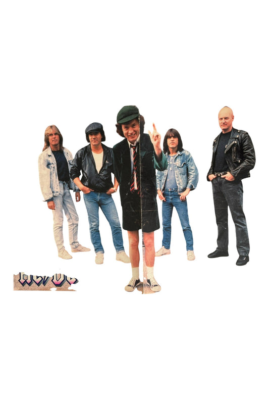 ACDC Medium Sized Old School Poster - RARE