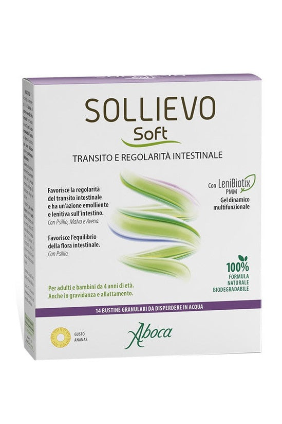 Aboca Sollievo Soft Pasaż Jelitowy 14 Saszetek – Aboca Sollievo Soft Intestinal Transit 14 Sachets