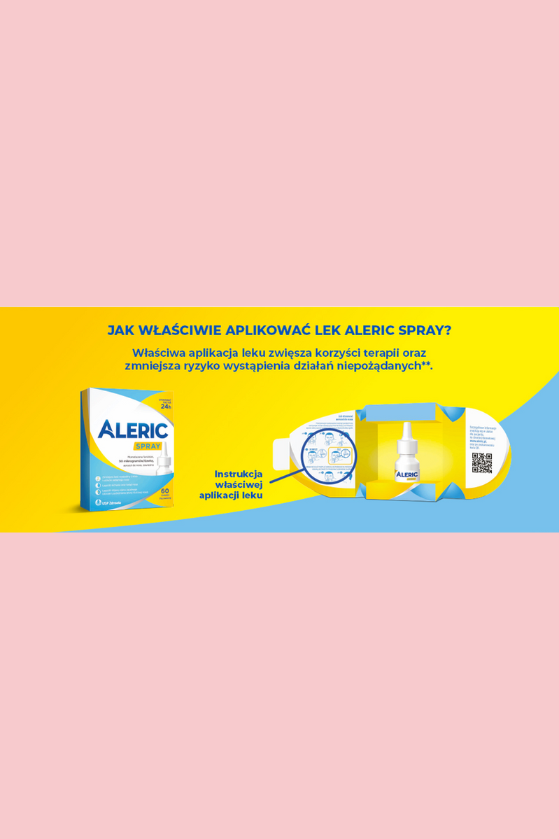 Aleric Spray Mometazonu furoinian 50 mcg/dawkę 140 dawek 18g – Aleric Spray Mometasone Furoate 50 mcg/dose 140 doses 18g Nasal Spray