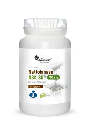 Aliness Nattokinase NSK-SD® 100 mg 60 kapsułek – Aliness Nattokinase NSK-SD® 100 mg 60 Capsules