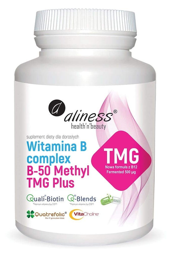 Aliness Witamina B complex B-50 Methyl TMG Plus – Aliness Vitamin B Complex B-50 Methyl TMG Plus