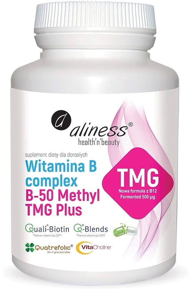 Aliness Witamina B complex B-50 Methyl TMG Plus – Aliness Vitamin B Complex B-50 Methyl TMG Plus