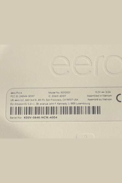 Amazon eero Pro 6E mesh Wi-Fi router | 2.5 Gbps Ethernet | Coverage up to 560 m2 | Connect 100+ devices | Ideal for streaming, working, and gaming | 3-Pack