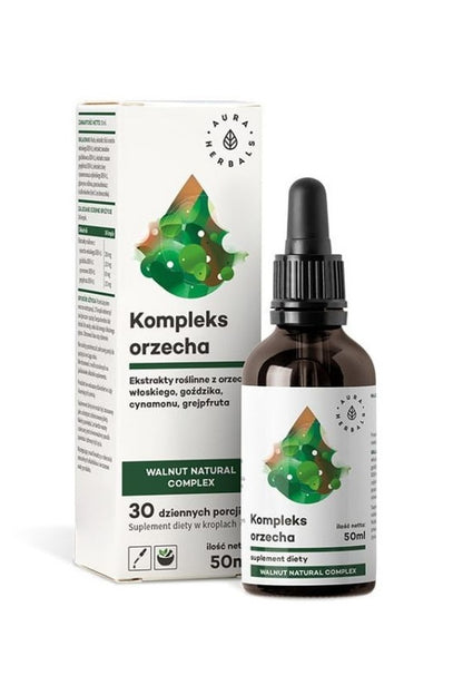 Aura Herbals Kompleks orzecha 50ml 30 porcji – Aura Herbals Walnut Complex 50ml 30 servings