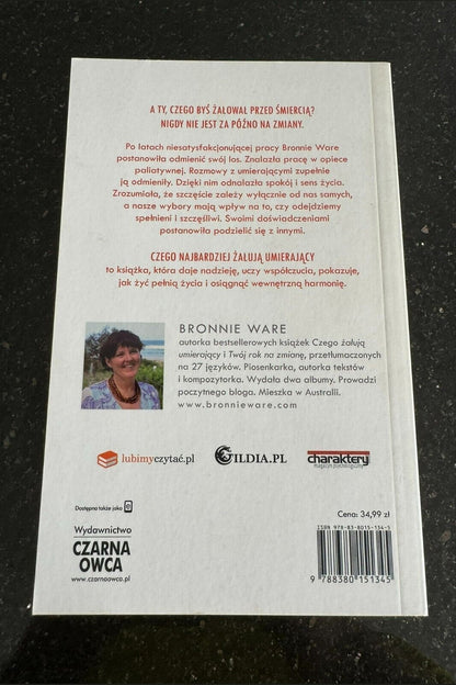 BRONNIE WARE - Czego najbardziej żałują umierający zaluja umierajacy Polish