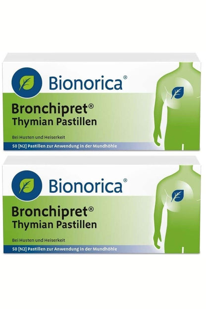 Bionorica Bronchipret® Thymian Pastillen 50 Stück – Bionorica Bronchipret® Thyme Pastilles 50 Lozenges