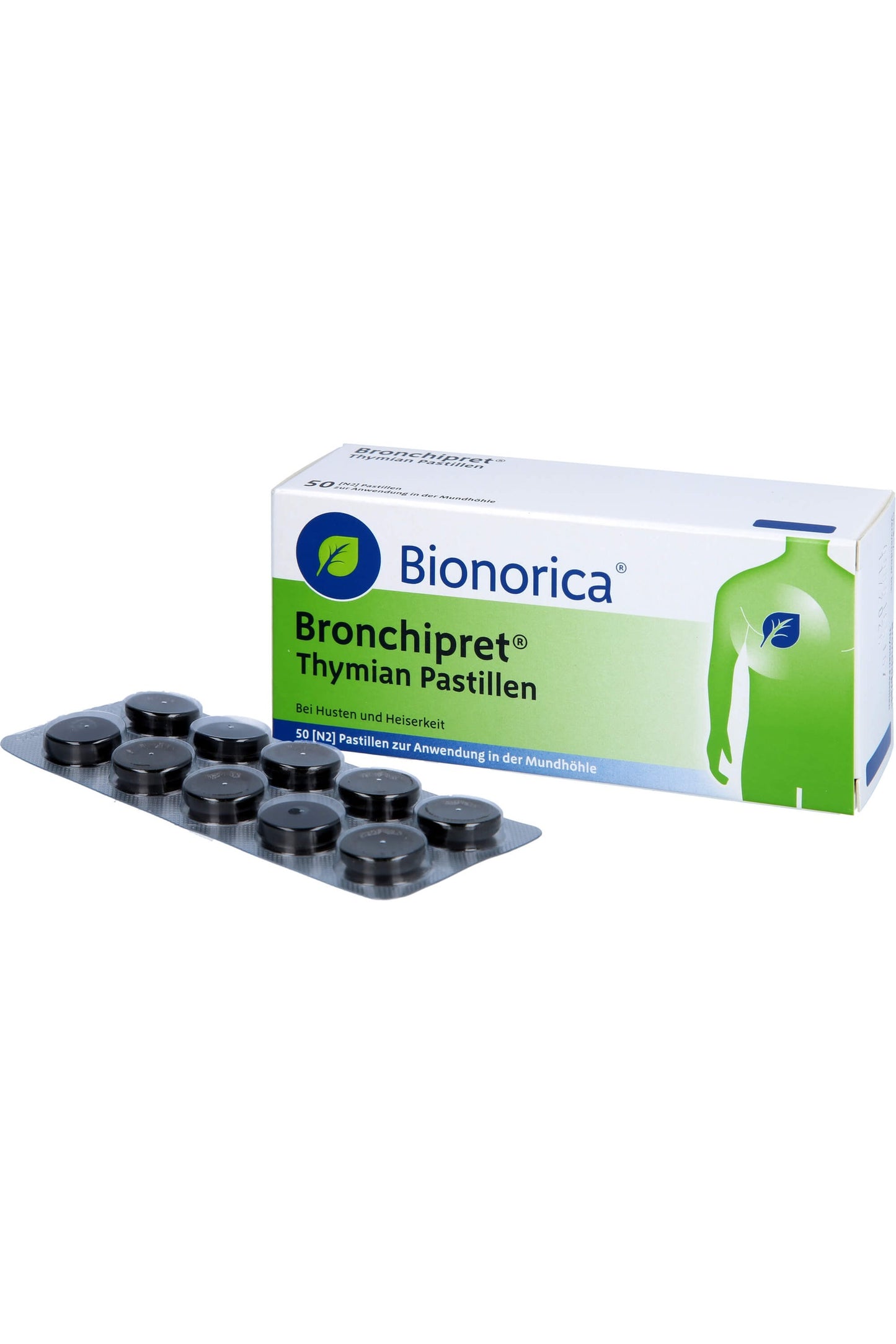Bionorica Bronchipret® Thymian Pastillen 50 Stück – Bionorica Bronchipret® Thyme Pastilles 50 Lozenges