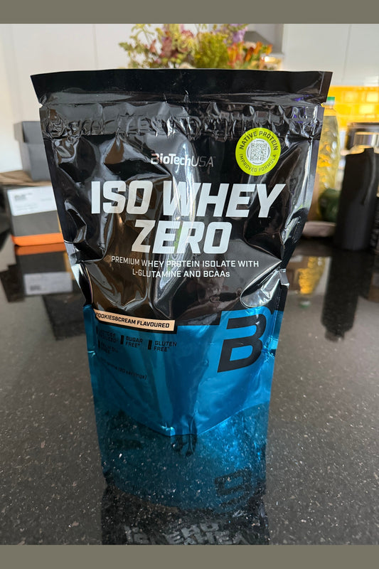 Biotech USA - ISO Whey Zero Protein 500g Cookies & Cream Flavour