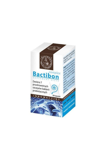Bonimed Bactibon complex Suplement Diety 20 kapsułek – Bonimed Bactibon Complex Dietary Supplement 20 Capsules