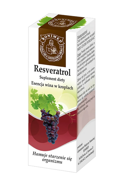 Bonimed Resveratrol Esencja Wina w Kroplach Suplement Diety – Bonimed Resveratrol Wine Essence in Drops Dietary Supplement