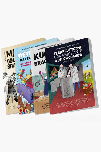 Bracia Rodzen - Metoda odchudzania Polish Book Pakiet 4 książek NEXT Day Deliv