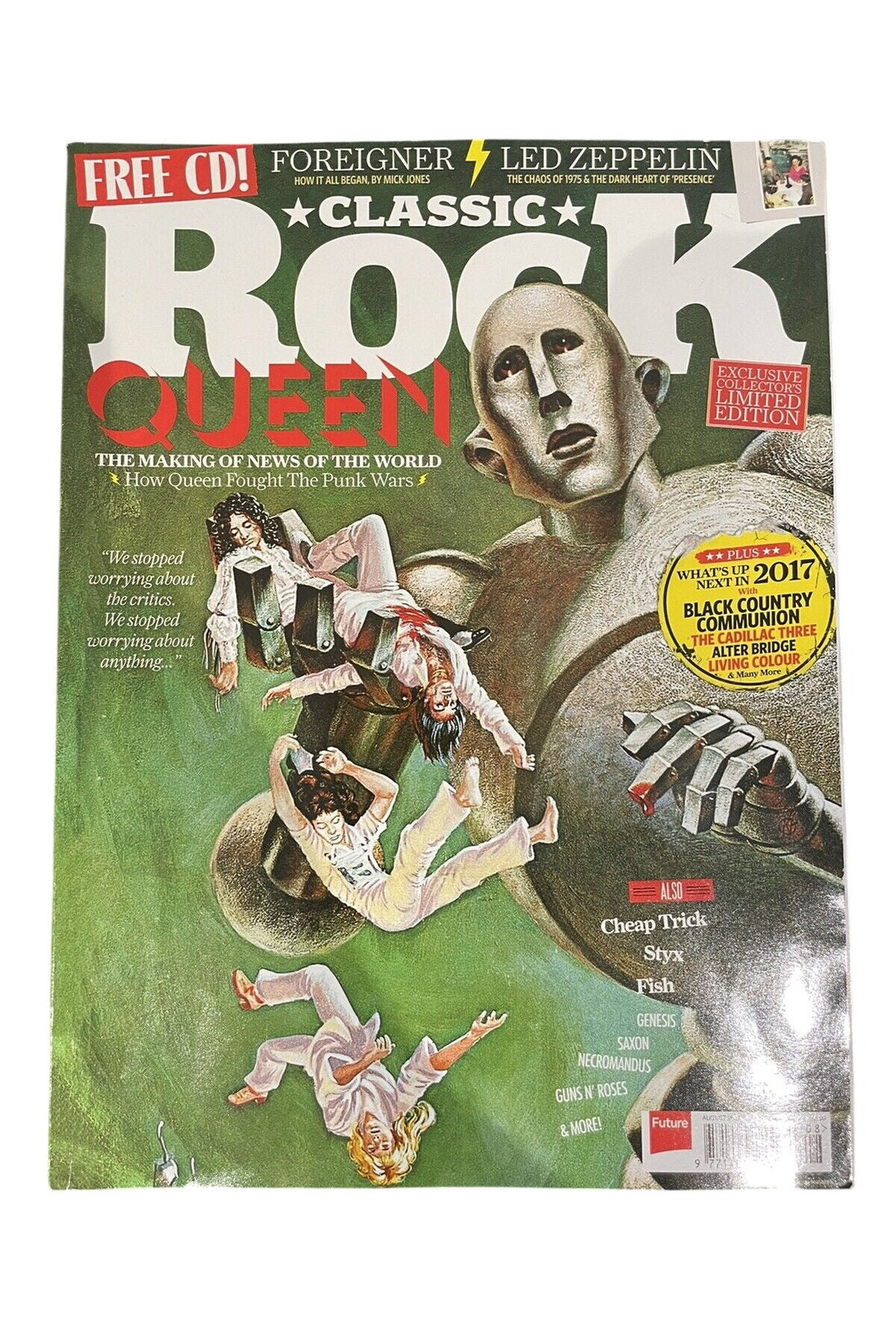 Classic Rock Magazine #239 August 2017 Exclusive Collector's Limited Edition