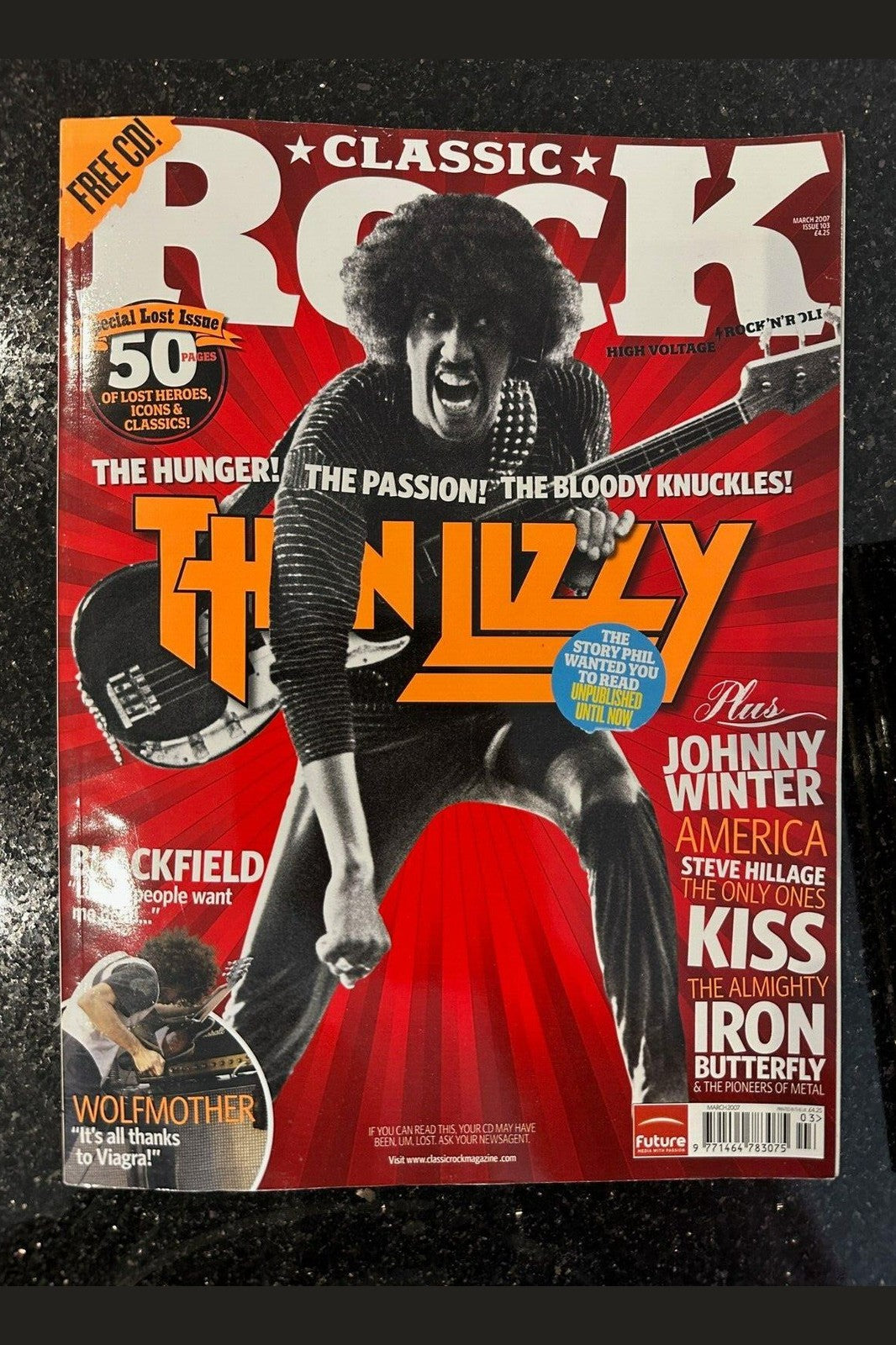 Classic Rock Magazine Issue 103 - March 2007 Thin Lizzy