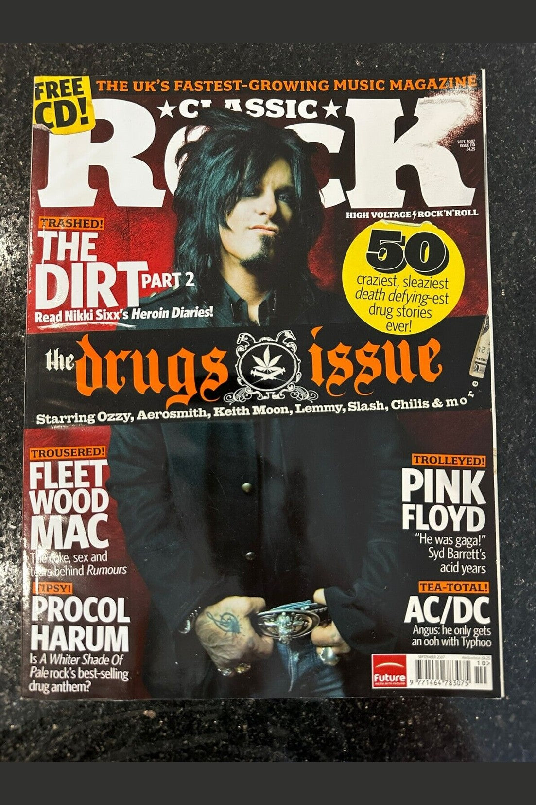 Classic Rock Magazine Issue 110 - September 2007 The Drugs Issue