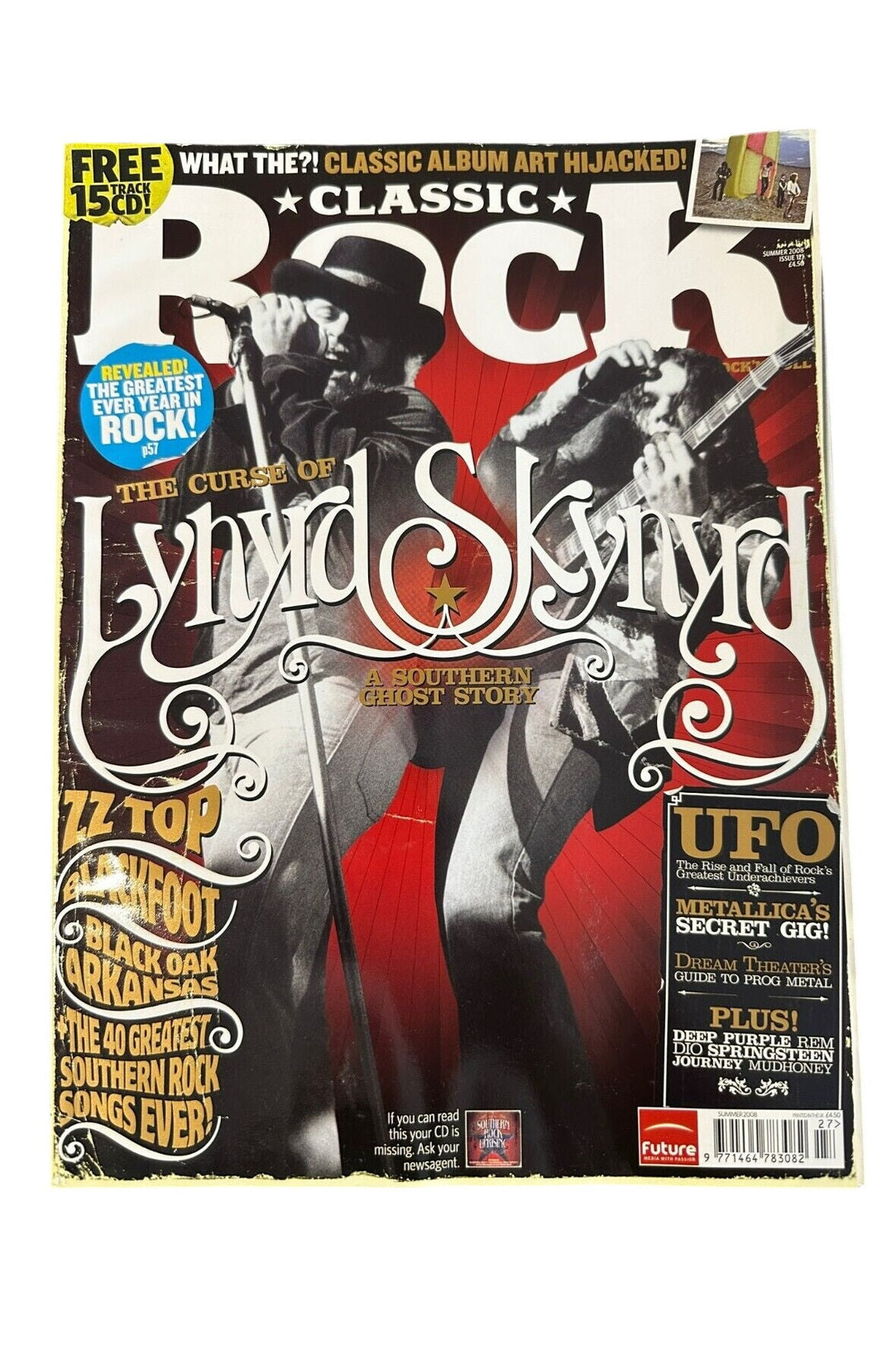 Classic Rock Magazine Issue 121 - Summer 2008 Lynyrd Skynyrd