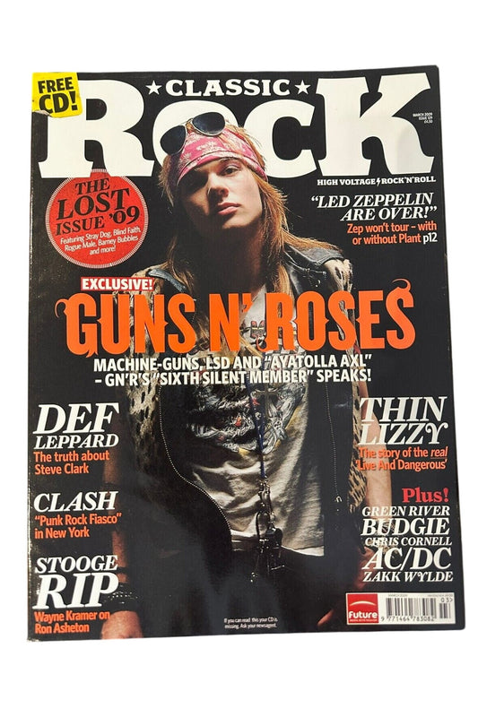 Classic Rock Magazine Issue 129 - March 2009 Gn'R