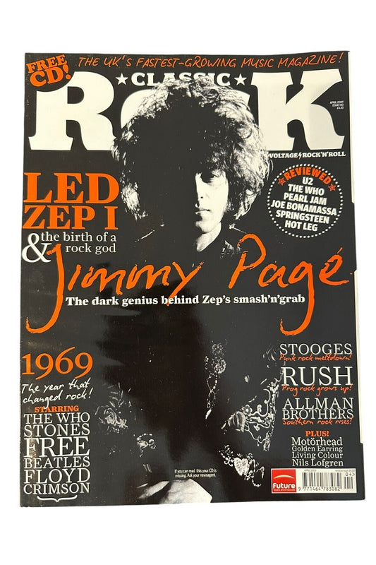 Classic Rock Magazine Issue 130 - April 2009 Led Zeppelin
