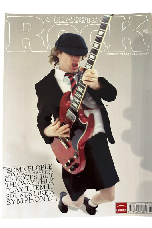 Classic Rock Magazine Issue 132 - June 2009 Angus Young AC/DC
