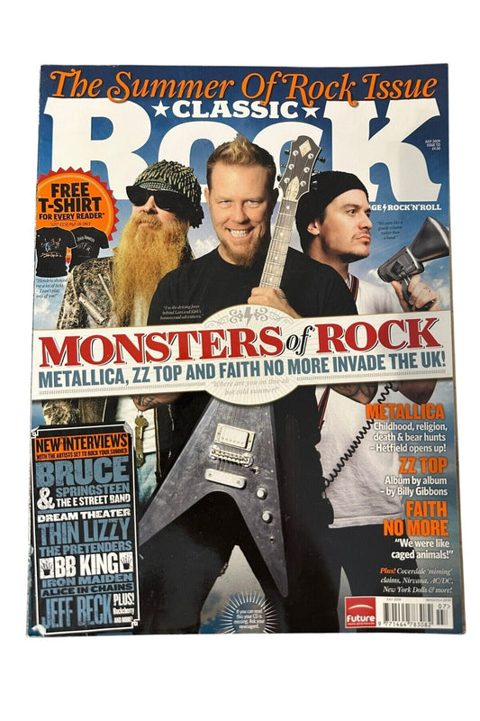 Classic Rock Magazine Issue 133 - July 2009 Monsters Of Rock