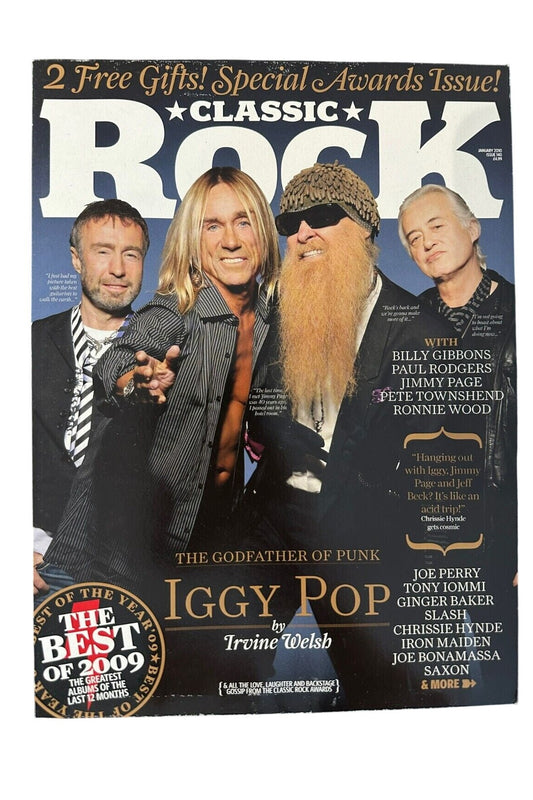 Classic Rock Magazine Issue 140 - January 2010 Iggy Pop