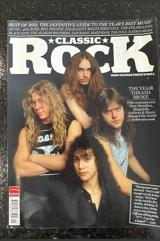Classic Rock Magazine Issue 166 - January 2012 Metallica