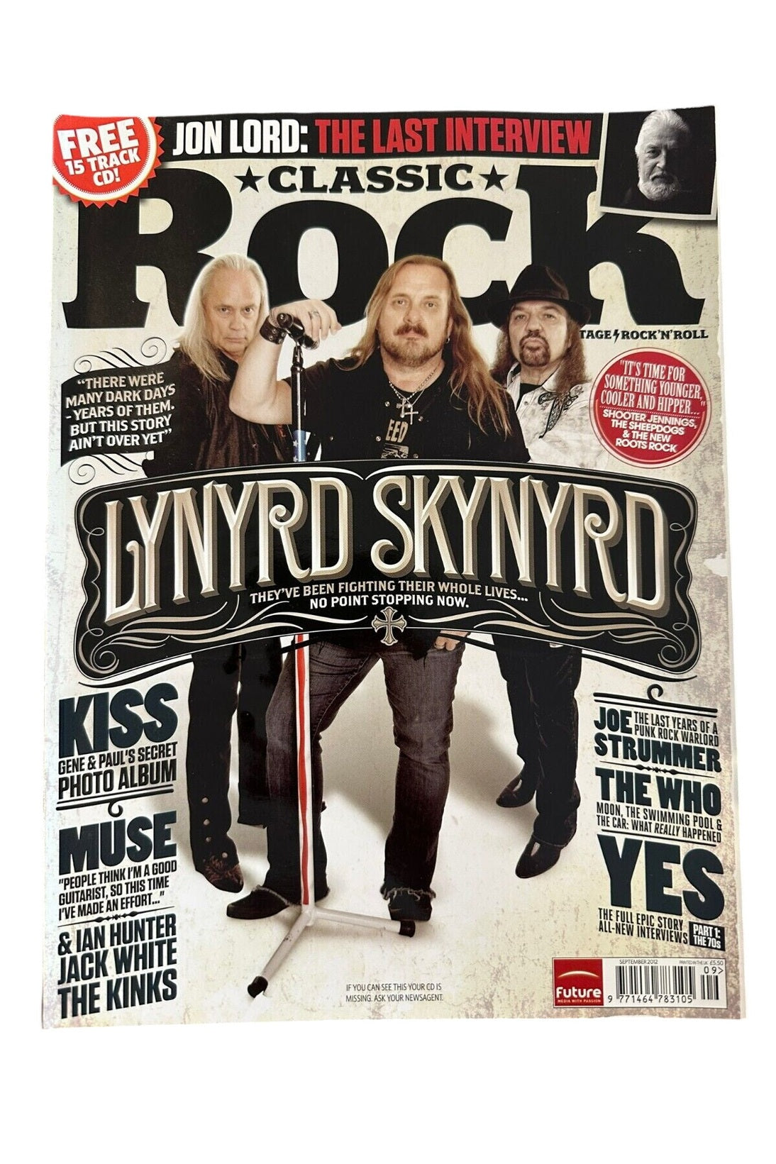 Classic Rock Magazine Issue 175 - September 2012 Lynryd Skynryd