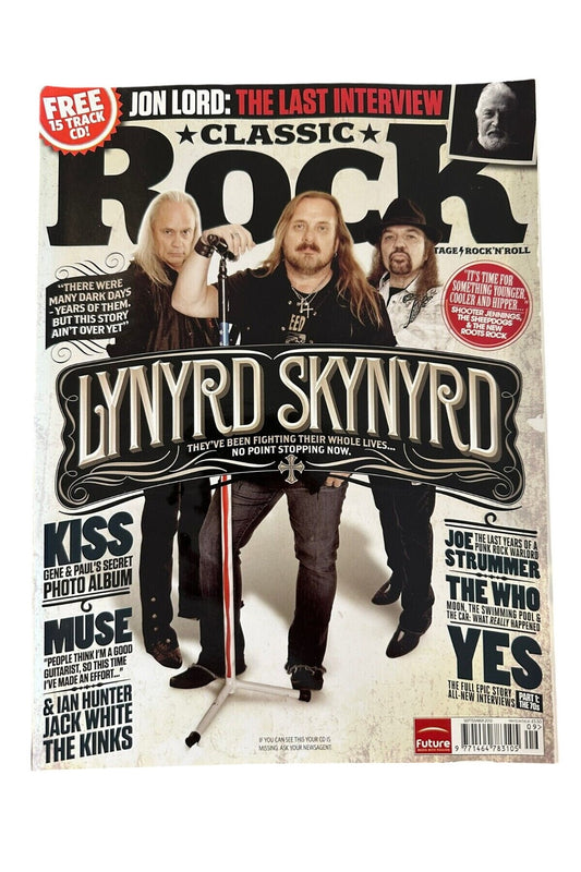 Classic Rock Magazine Issue 175 - September 2012 Lynryd Skynryd