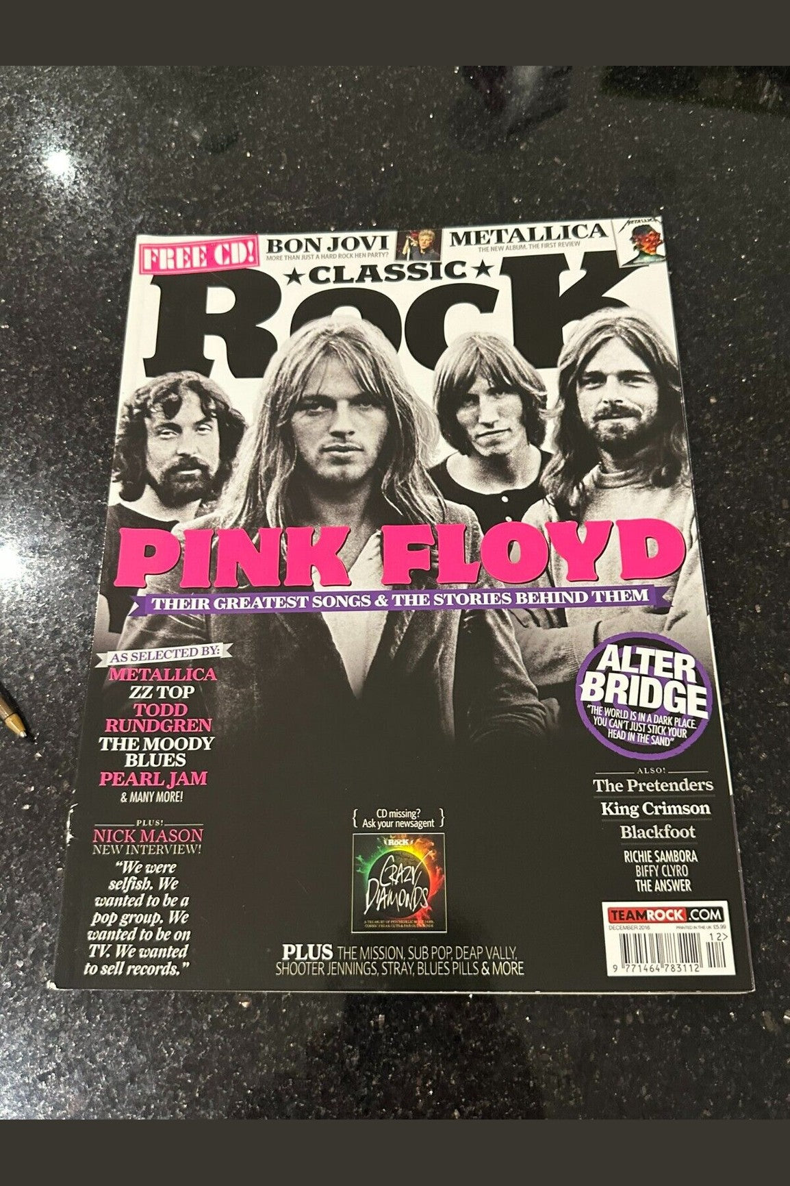 Classic Rock Magazine Issue 230 - December 2016 - Pink Floyd