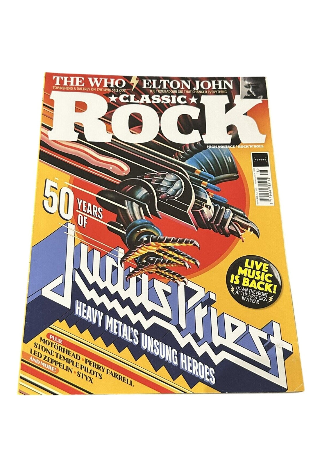 Classic Rock Magazine Issue 291 - August 2021 - Judas Priest