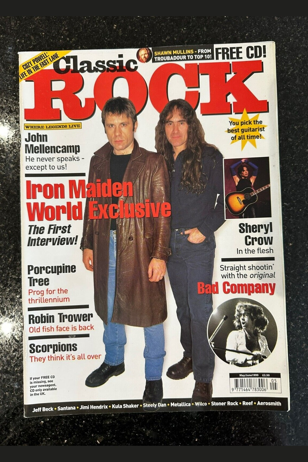 Classic Rock Magazine Issue 4 - May/June 1999 - Iron Maiden Rare