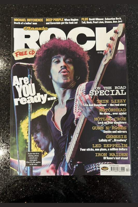 Classic Rock Magazine Issue 47 - December 2002 Thin Lizzy,Motorhead, Motley Crue