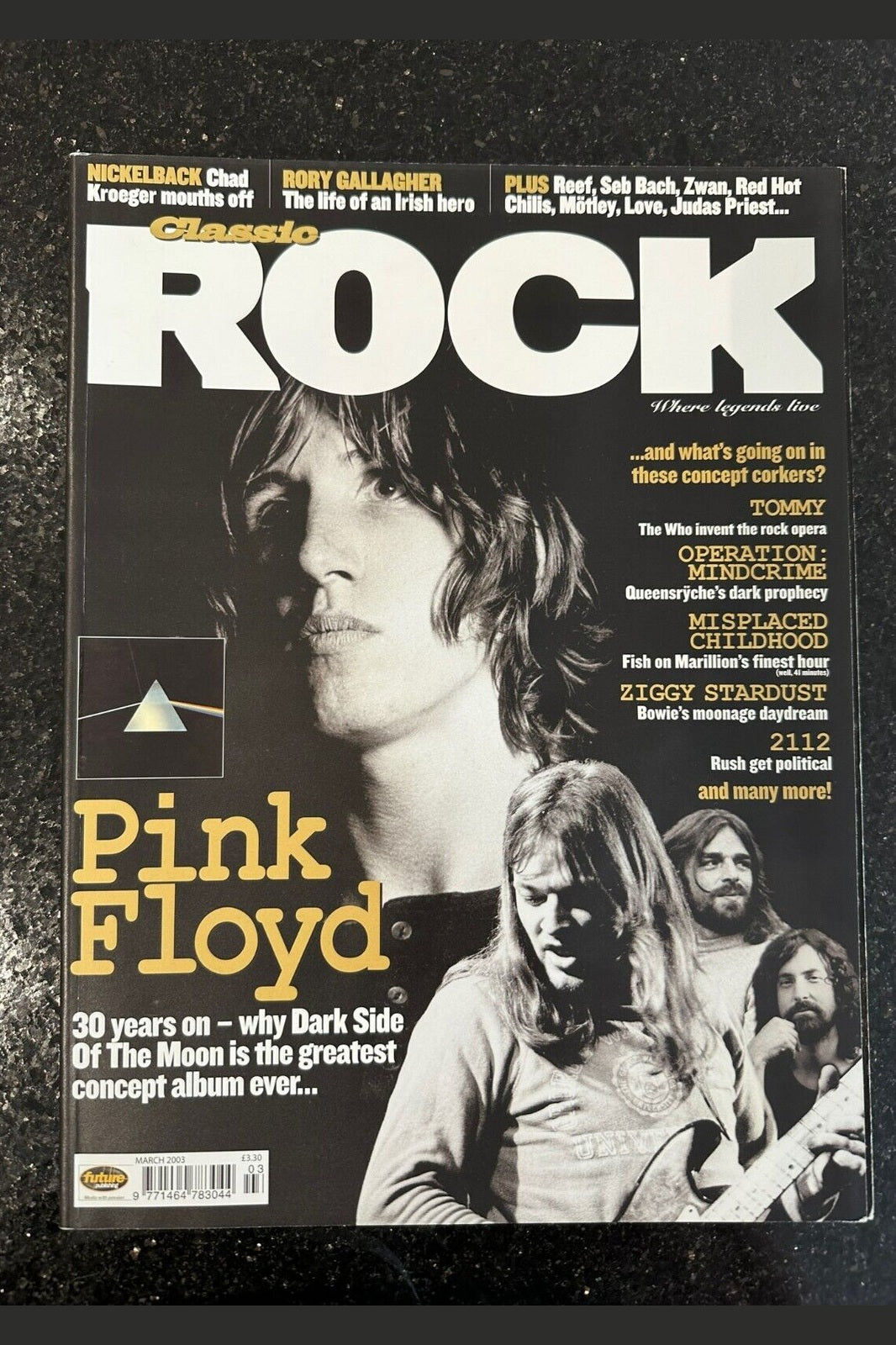 Classic Rock Magazine Issue 51 - March 2003 - Pink Floyd, The Who, Queensryche