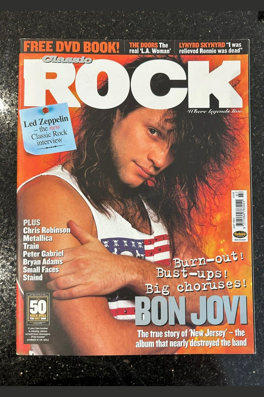 Classic Rock Magazine Issue 55 - July 2003 - BON JOVI LED ZEPPELIN METALLICA